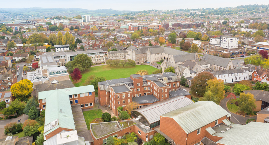 St Luke's campus aerial panorama