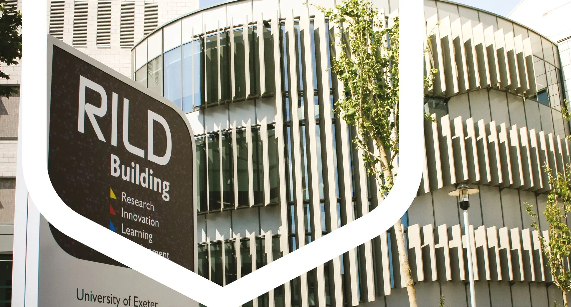 The research, innovation, learning and development building at exeter's hospital near st luke's campus.