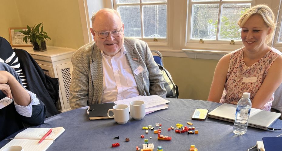 People sitting around a table