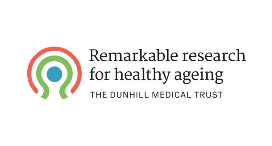 Dunhill Medical Trust logo: Remarkable research for healthy ageing